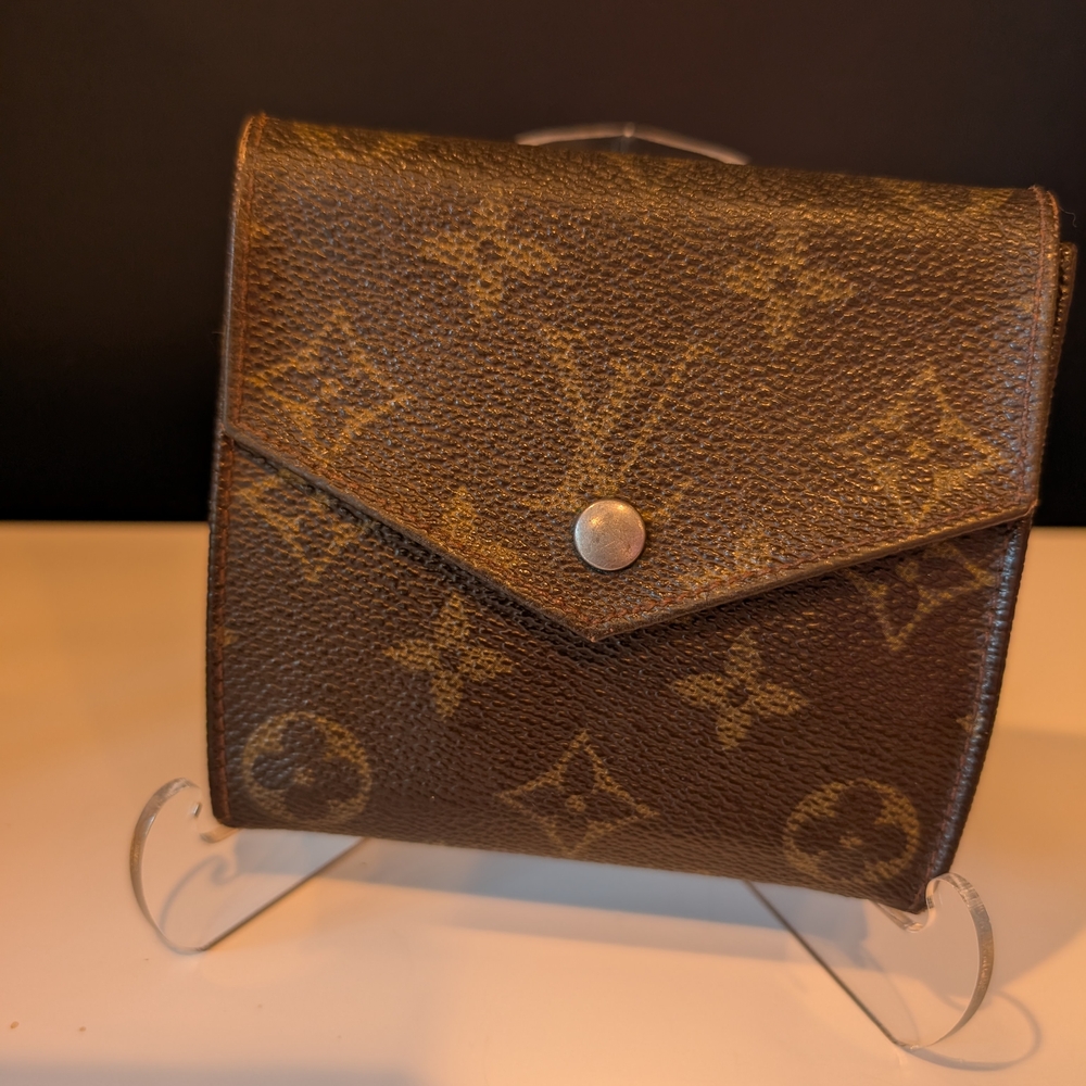 Louis Vuitton 1986 Vintage Monogram Wallet 40 Year Old France